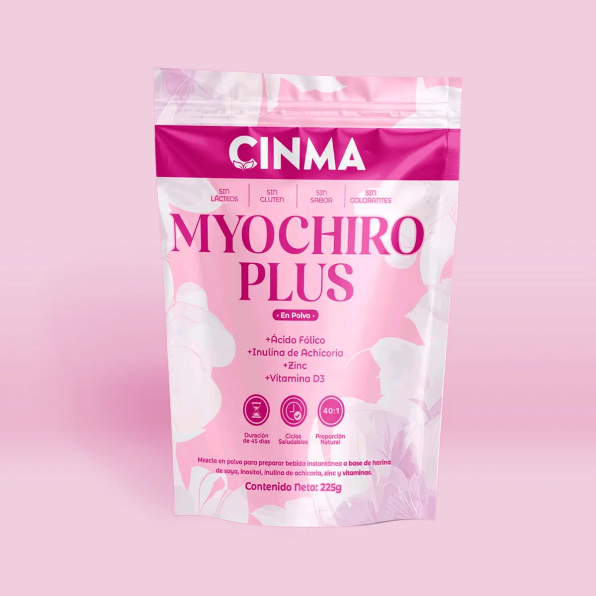 Myo inositol & D chiro Inositol Polvo 225g Cinma