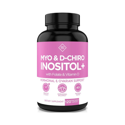 Myo Y D Chiro Inositol Con Folato Y Vitamina D 120 Caps Optify