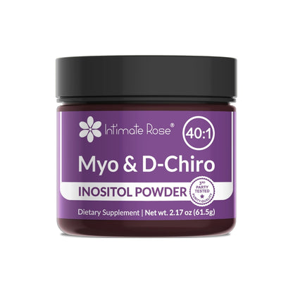 Myo Inositol y D Chiro Inositol Polvo 61.5g Intimate Rose
