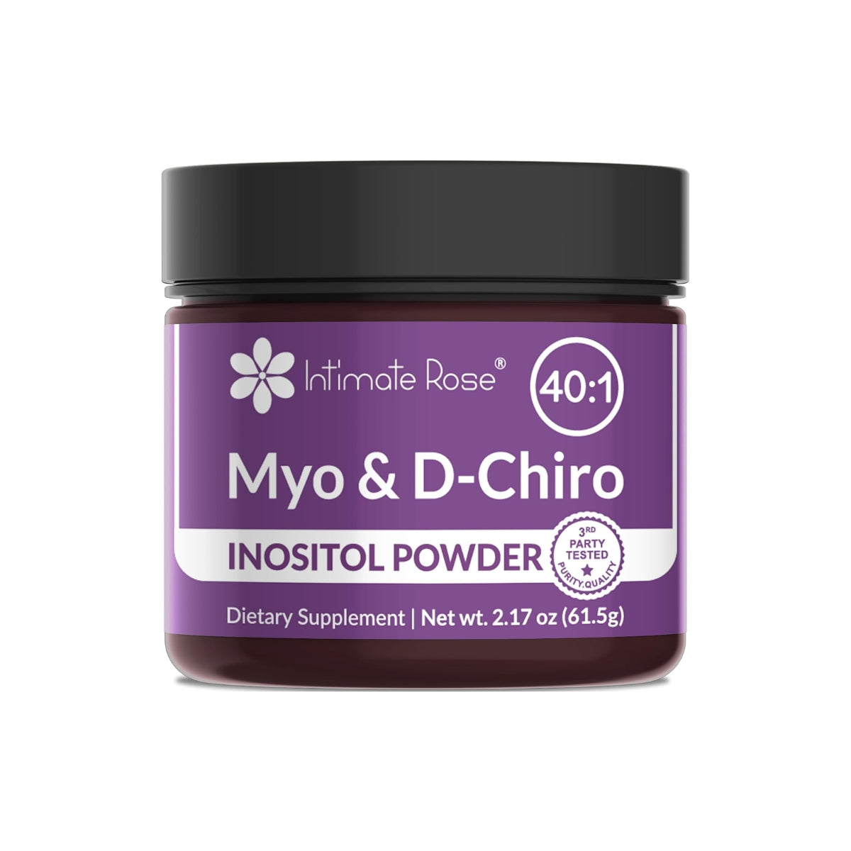 Myo Inositol y D Chiro Inositol Polvo 61.5g Intimate Rose