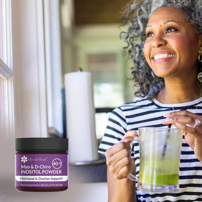 Myo Inositol y D Chiro Inositol Polvo 61.5g Intimate Rose