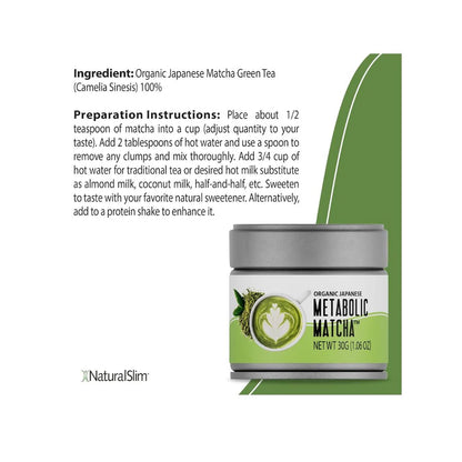 Metabolic Matcha (Natural Slim )— VENCE: 03/2026