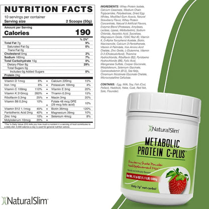 Metabolic Protein C Plus (Natural Slim) — VENCE: 02/2026