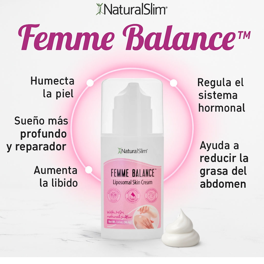 Femme Balance Crema De Progesterona Natural Slim