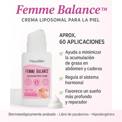 Femme Balance Crema De Progesterona Natural Slim