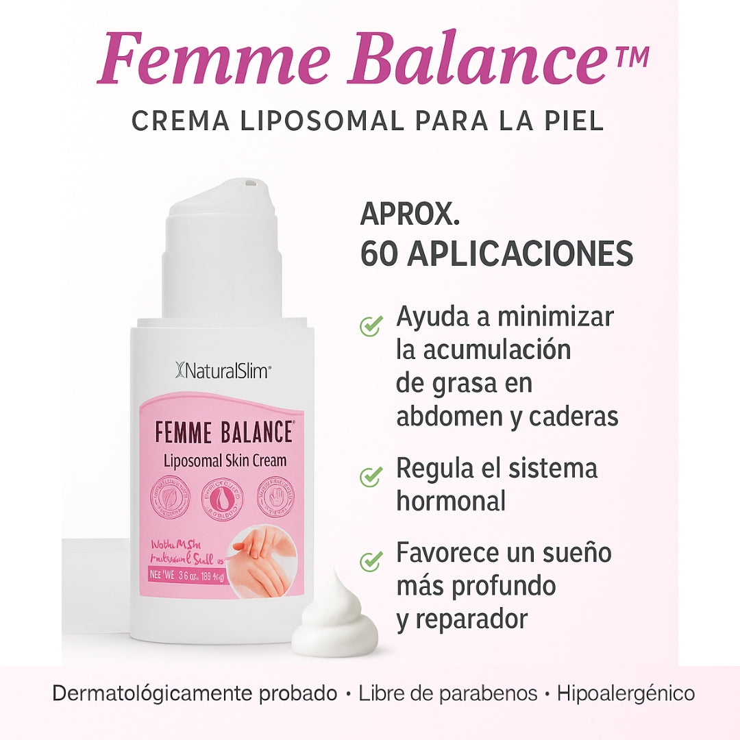 Femme Balance Crema De Progesterona Natural Slim
