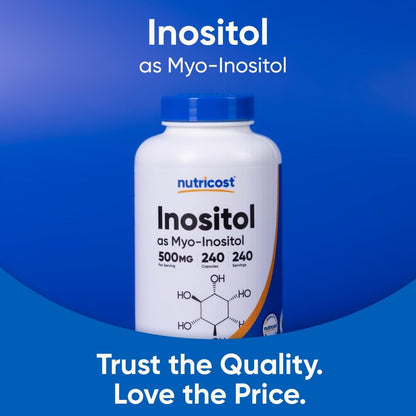 Inositol 500Mg 240 Caps Nutricost