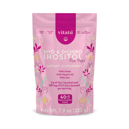 Myo inositol & D chiro Inositol Polvo 225g Vitatu