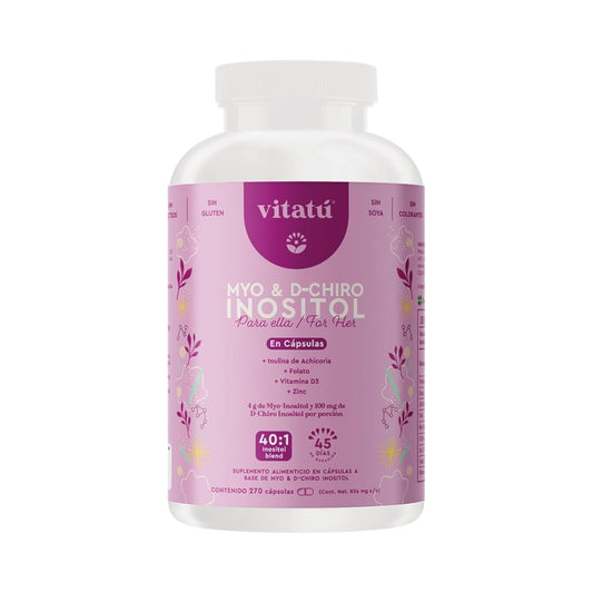 Myo inositol & D chiro Inositol 270 Caps Vitatu